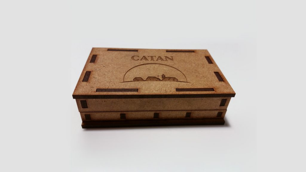 Settlers of Catan Coin Box closed